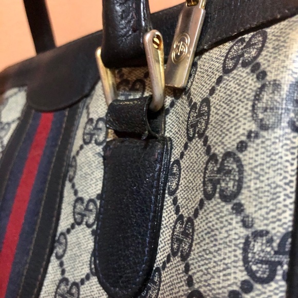Auth. Vintage Gucci Boston bag - Picture 3 of 13